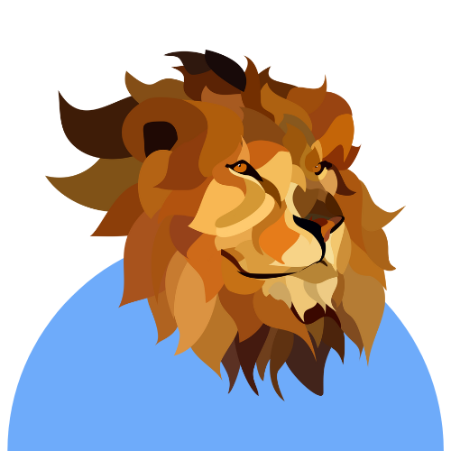 Imagem de leão simbolizando a Receita Federal
